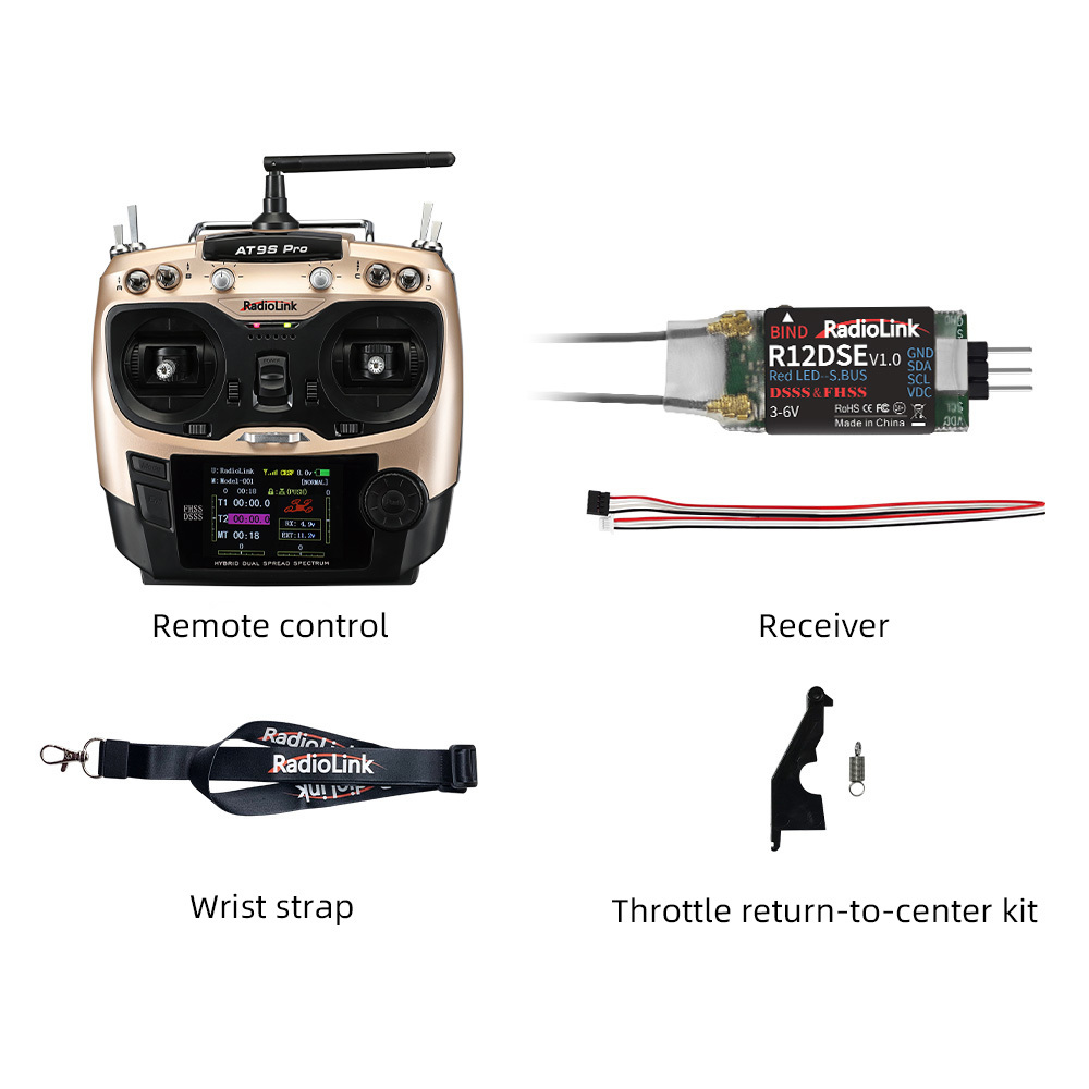 AT9S Pro Remote Control for RC Airplanes