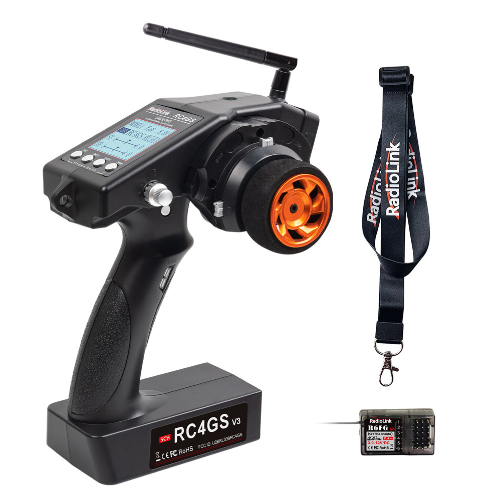 5-Channel Gun-Style Car and Boat Remote Control for RC Airplane Models