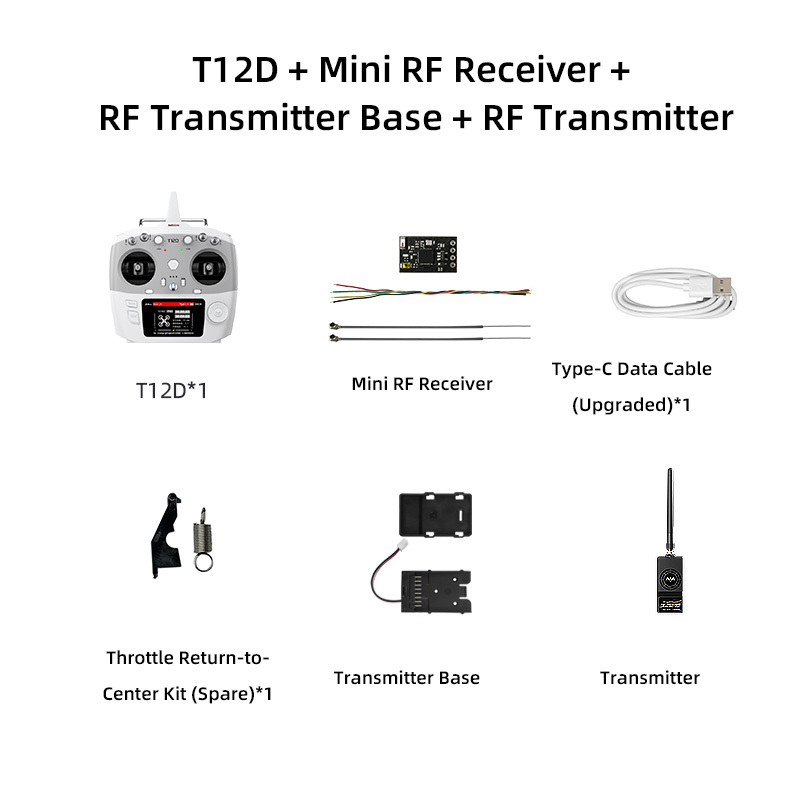 12-Channel Remote Control for RC Model Aircraft Training