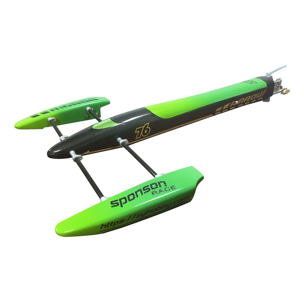 RC Shrimp Boat TFL 1128 Blue Arrow Gradient Green