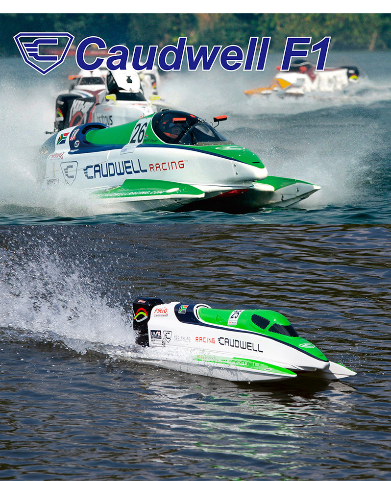 RC RTR 1238 30" Electric Boat Caudwell F1 Boat 3660/2070kv brushless Motor