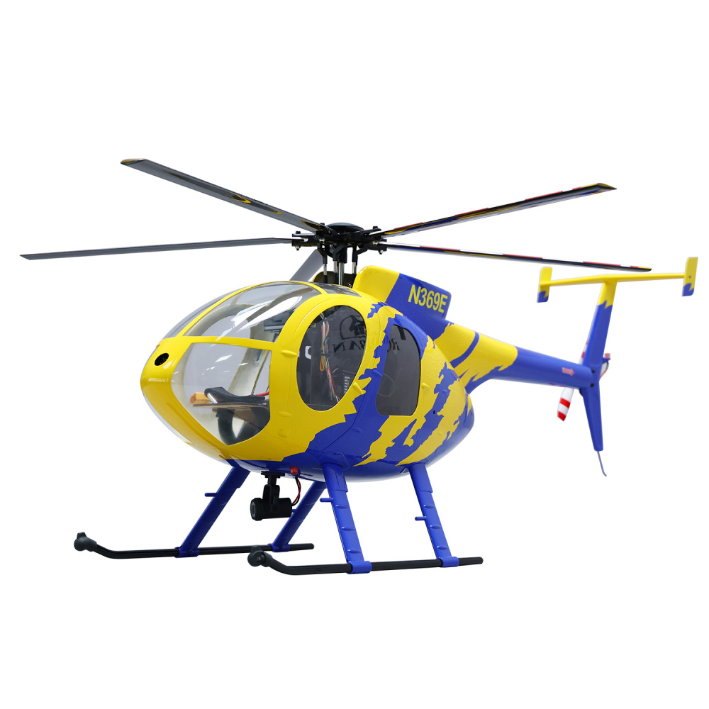 ROBAN RTF 470 Size MD-500E N369E RC Helicopter 5 Blades X2 flight control Model