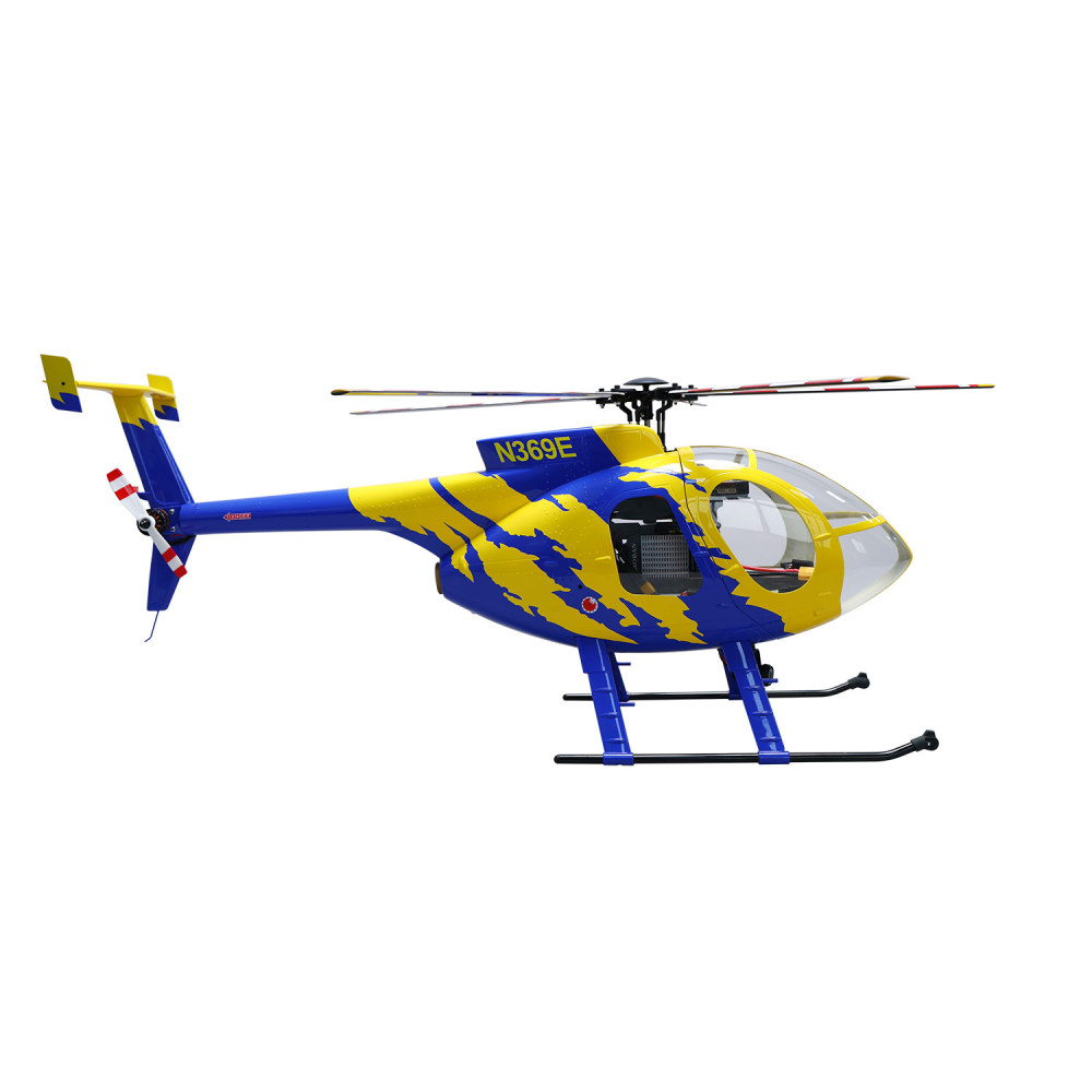 ROBAN RTF 470 Size MD-500E N369E RC Helicopter 5 Blades X2 flight control Model