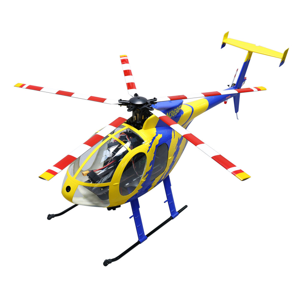ROBAN RTF 470 Size MD-500E N369E RC Helicopter 5 Blades X2 flight control Model