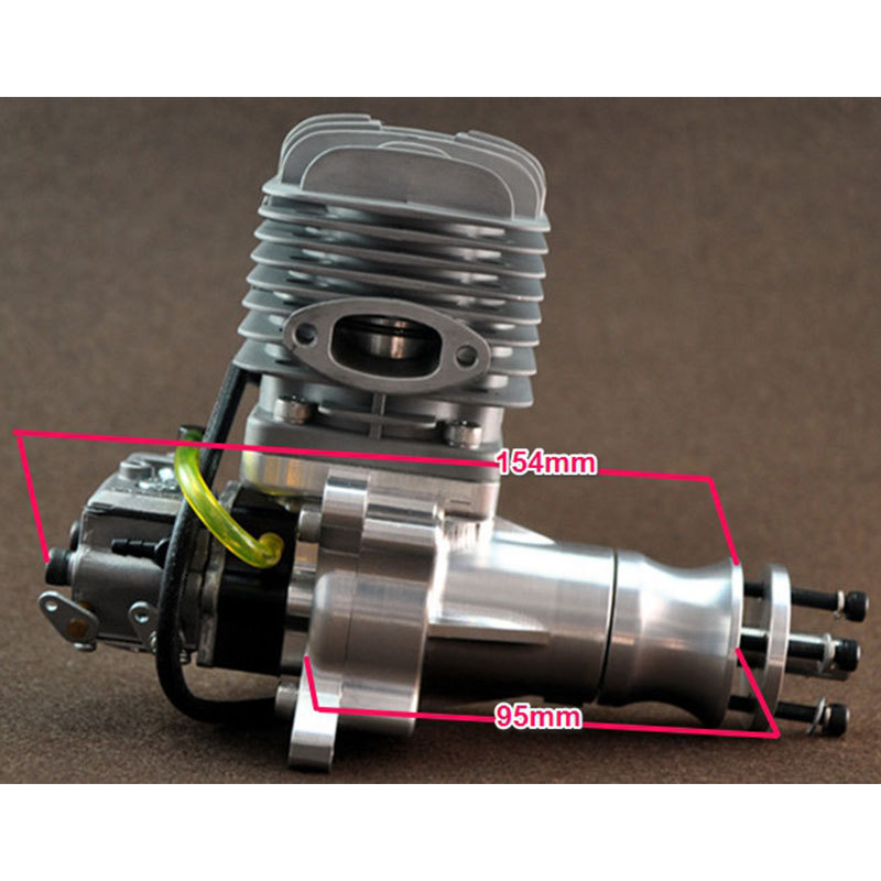 New Version Single Cylinder  DLA CNC Gasoline/Petrol Engine for RC Airplane