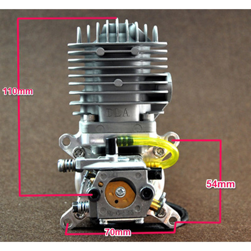 New Version Single Cylinder  DLA CNC Gasoline/Petrol Engine for RC Airplane