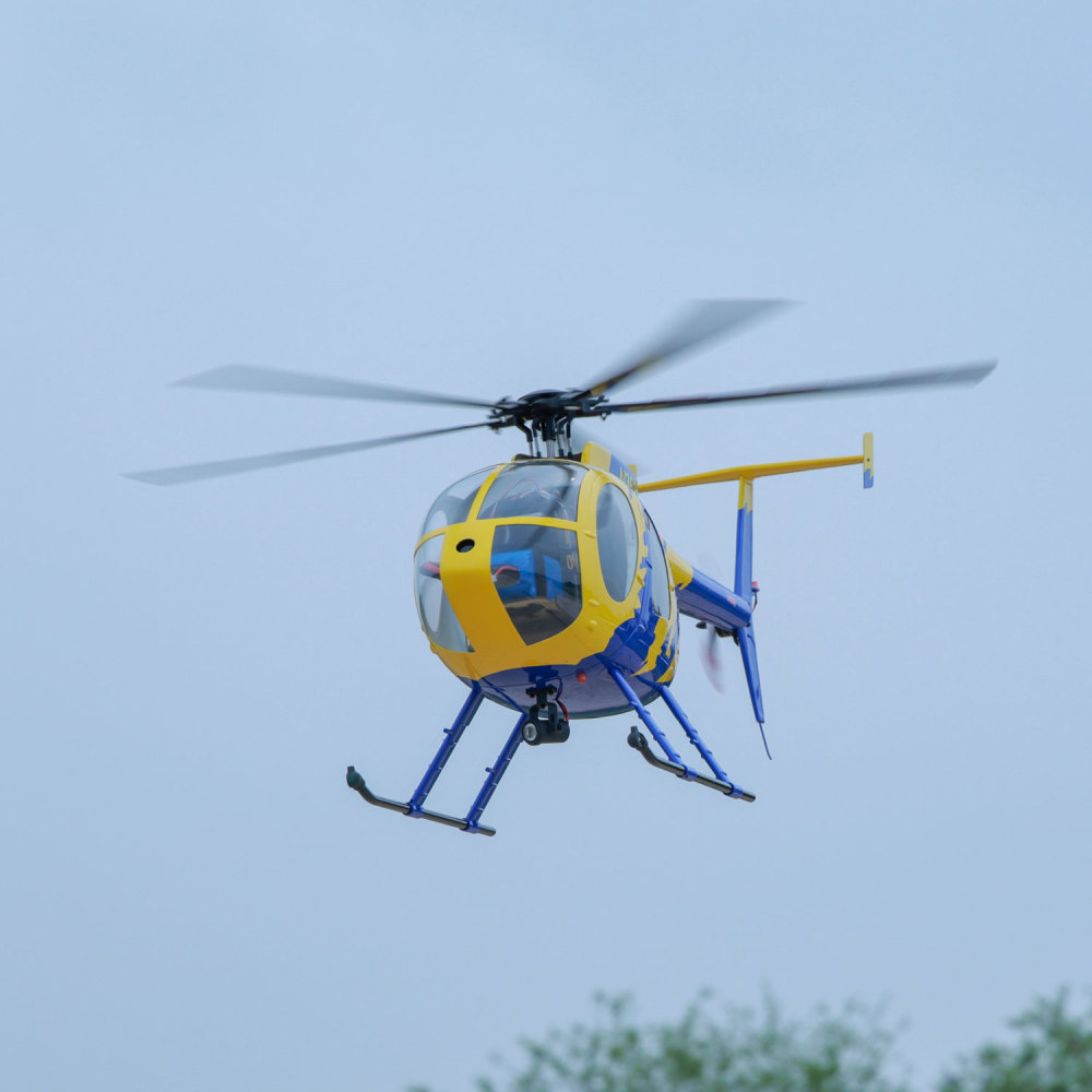 ROBAN RTF 470 Size MD-500E N369E RC Helicopter 5 Blades X2 flight control Model