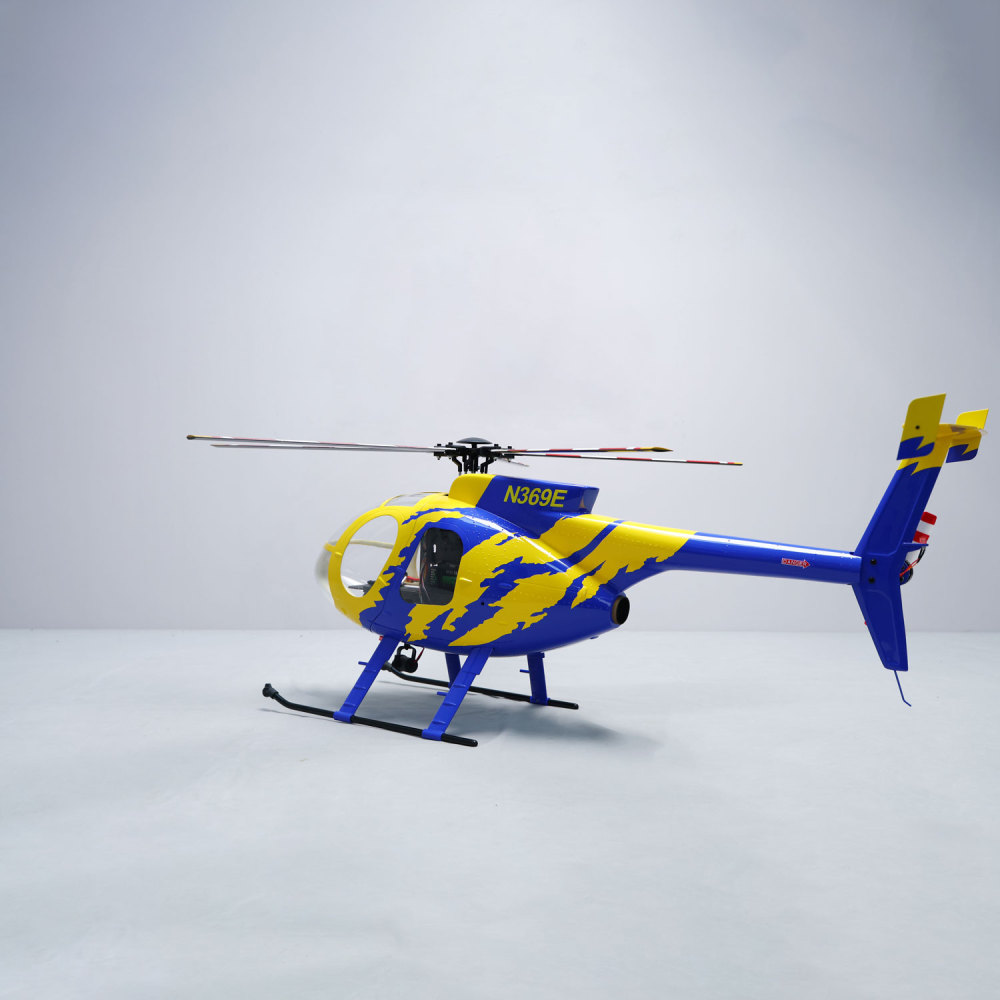 ROBAN RTF 470 Size MD-500E N369E RC Helicopter 5 Blades X2 flight control Model