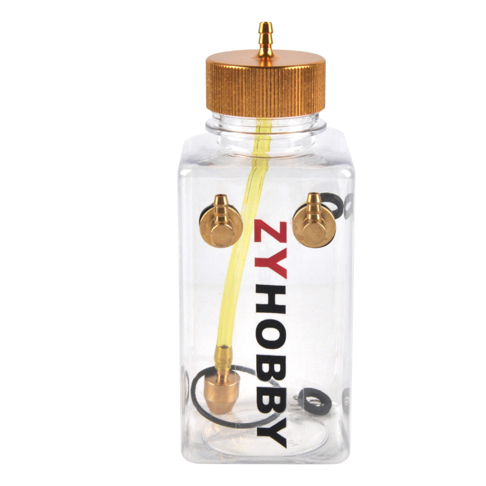 RC Tank Gas Fuel Bottle with Transparent Plastic for RC Airplane Model