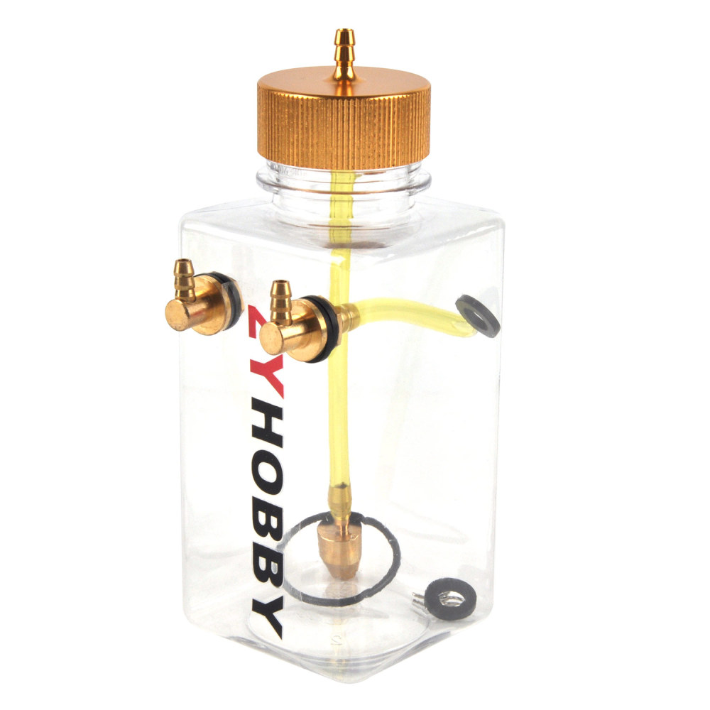 RC Tank Gas Fuel Bottle with Transparent Plastic for RC Airplane Model