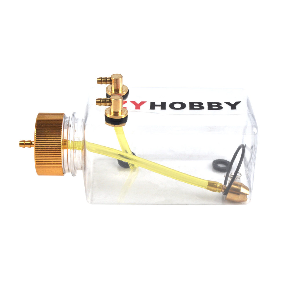 RC Tank Gas Fuel Bottle with Transparent Plastic for RC Airplane Model