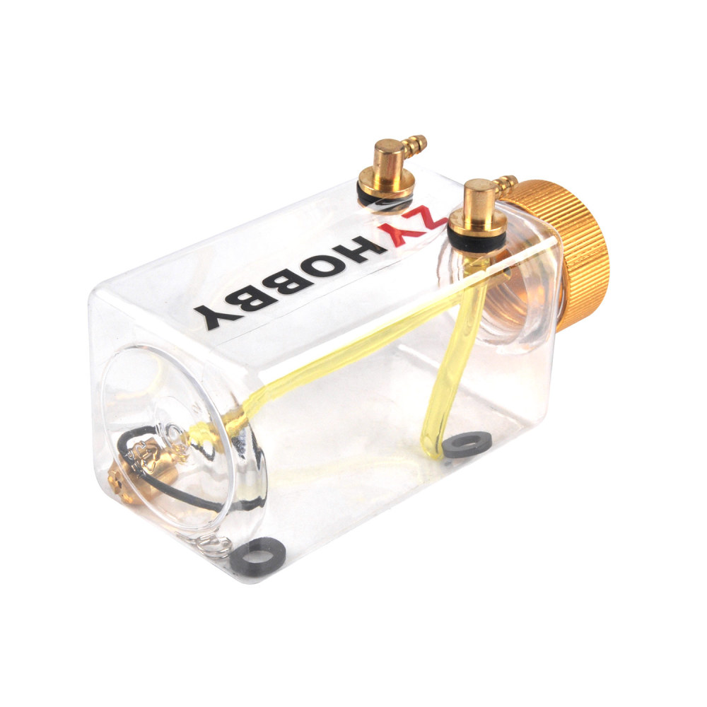 RC Tank Gas Fuel Bottle with Transparent Plastic for RC Airplane Model