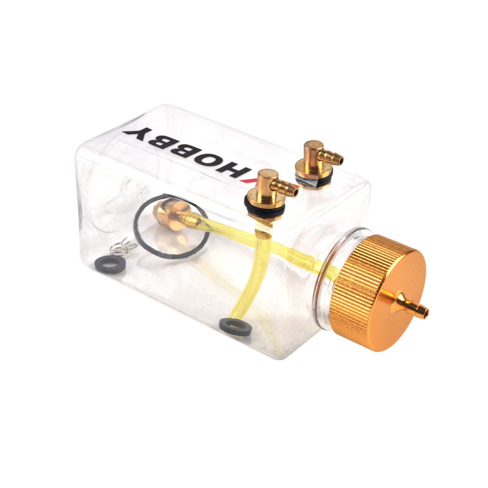 RC Tank Gas Fuel Bottle with Transparent Plastic for RC Airplane Model