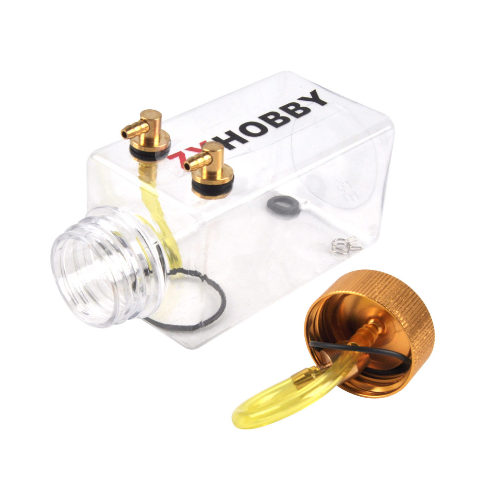 RC Tank Gas Fuel Bottle with Transparent Plastic for RC Airplane Model