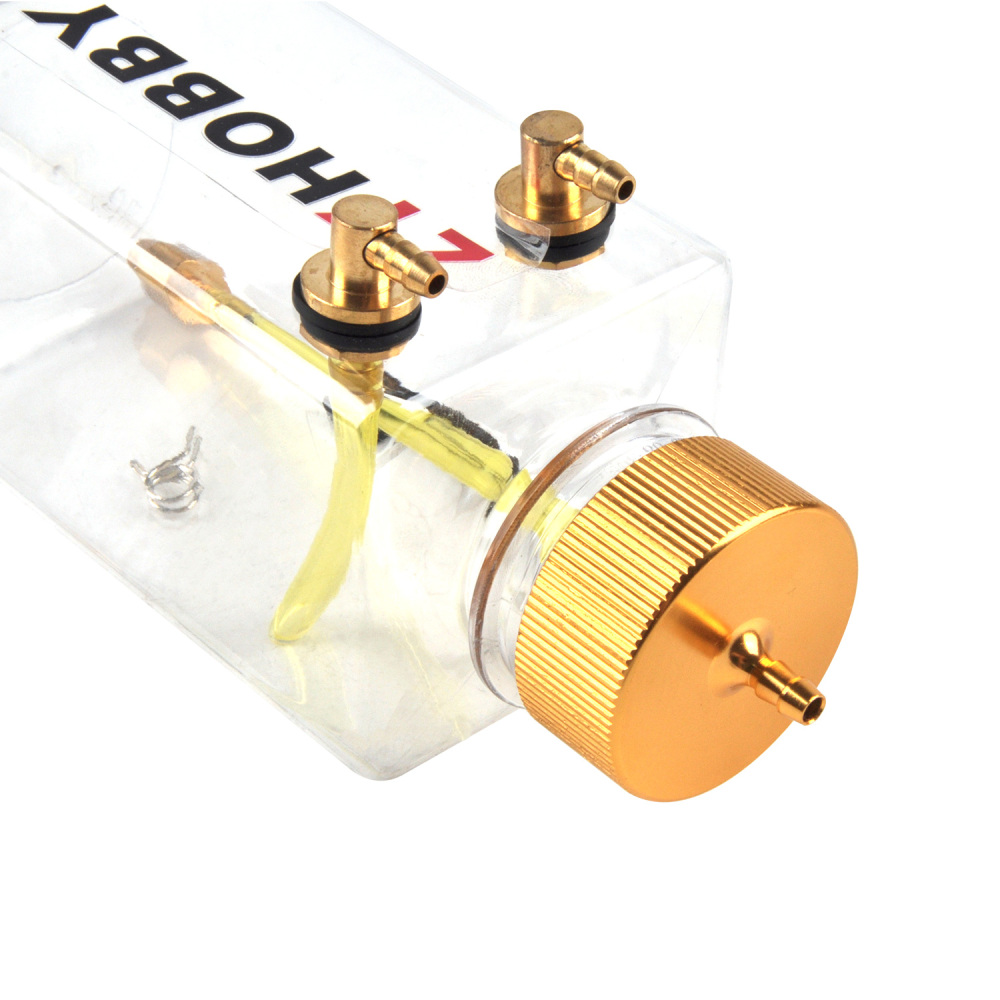 RC Tank Gas Fuel Bottle with Transparent Plastic for RC Airplane Model