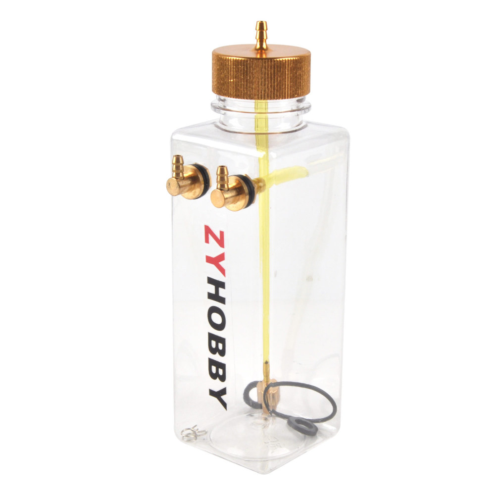 RC Tank Gas Fuel Bottle with Transparent Plastic for RC Airplane Model