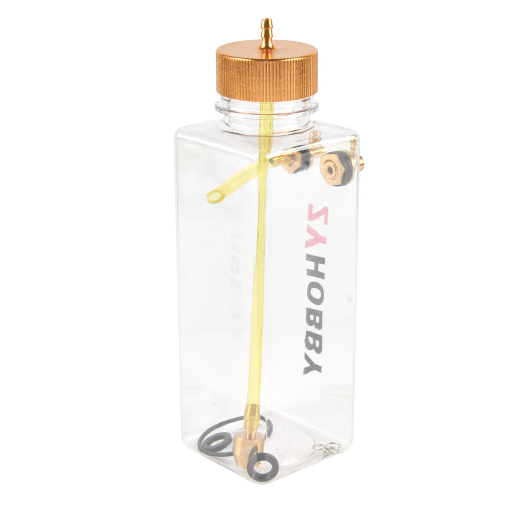 RC Tank Gas Fuel Bottle with Transparent Plastic for RC Airplane Model