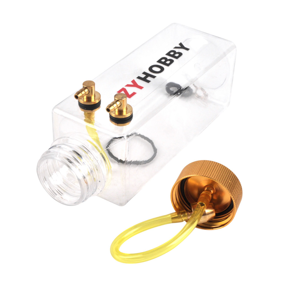 RC Tank Gas Fuel Bottle with Transparent Plastic for RC Airplane Model