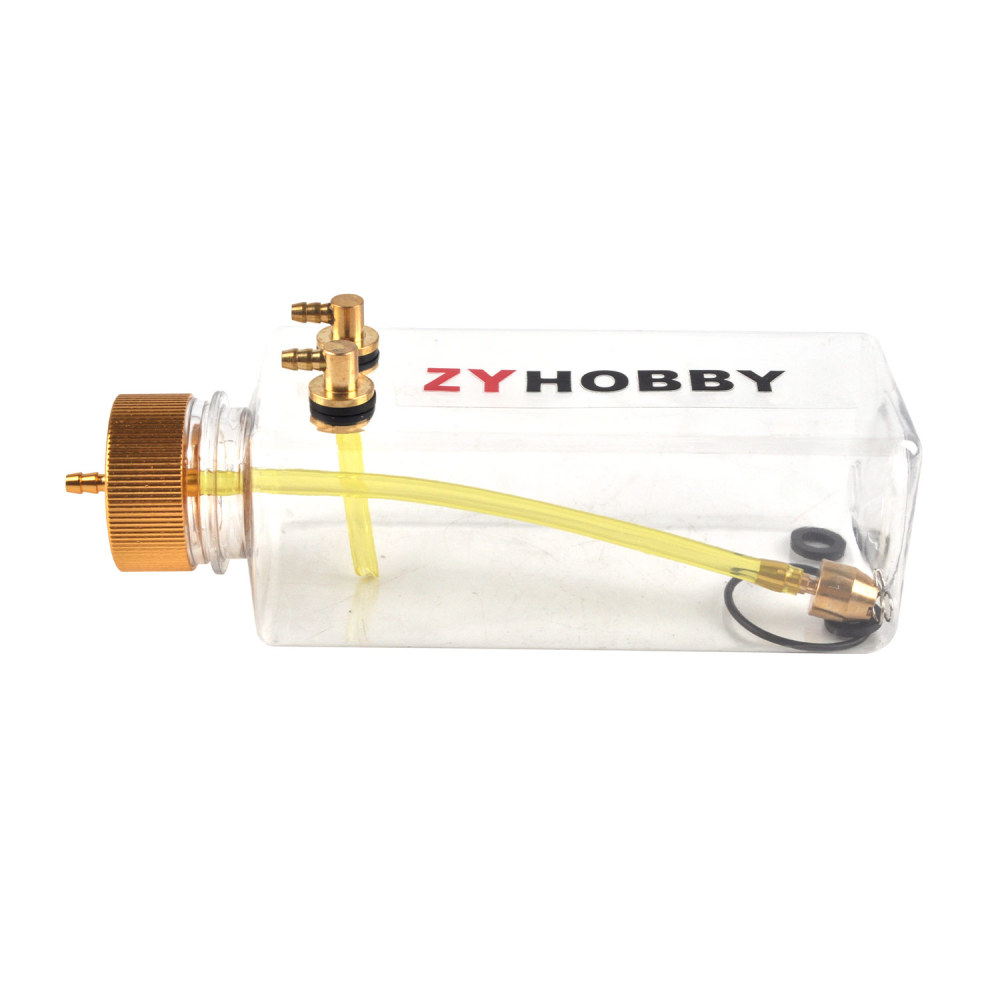 RC Tank Gas Fuel Bottle with Transparent Plastic for RC Airplane Model