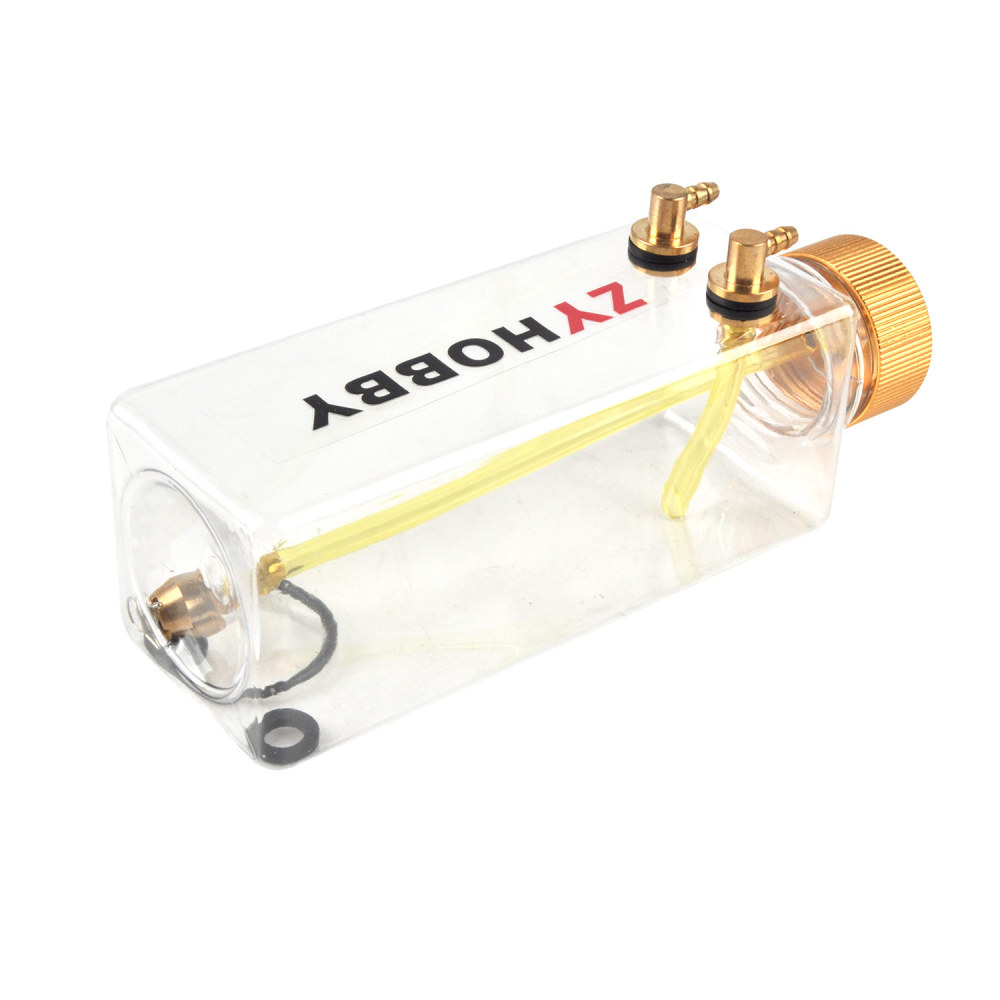 RC Tank Gas Fuel Bottle with Transparent Plastic for RC Airplane Model