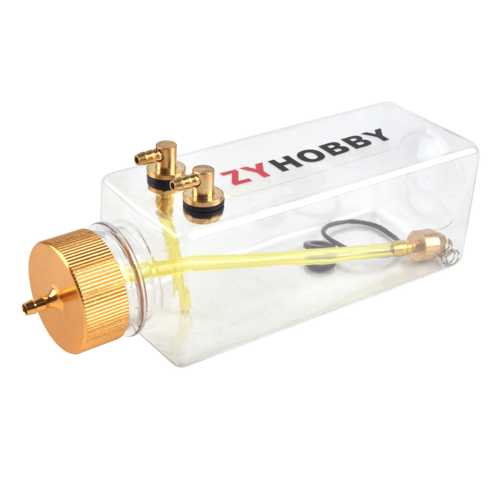 RC Tank Gas Fuel Bottle with Transparent Plastic for RC Airplane Model
