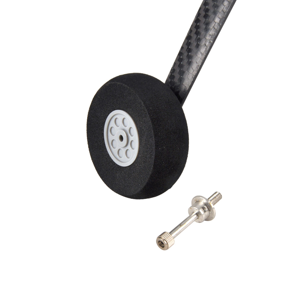 1 Set Carbon Fiber Undercarriage 260#30E 50E 70E1 Landing Gear Wheel Kit DIY Parts for RC Model Airplane