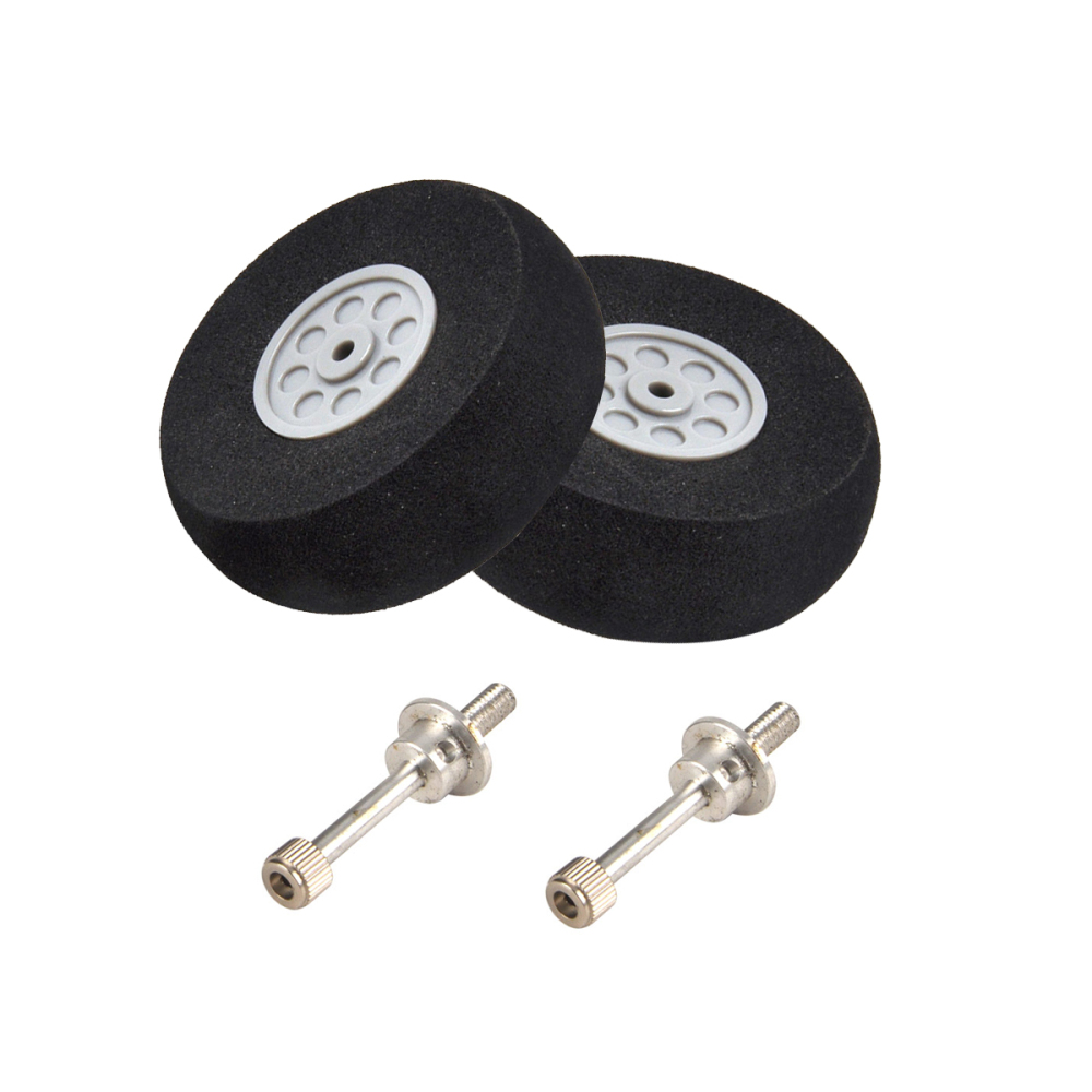 1 Set Carbon Fiber Undercarriage 260#30E 50E 70E1 Landing Gear Wheel Kit DIY Parts for RC Model Airplane