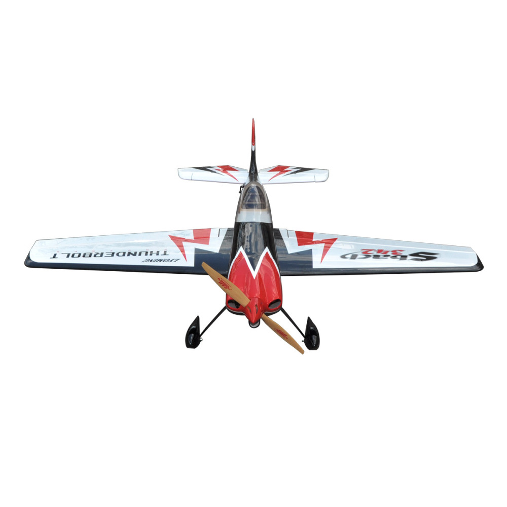 Sbach342 55inch RC Airplane Fuselage 3D Fix Wing Wooden Model Plane Frame PNP Version