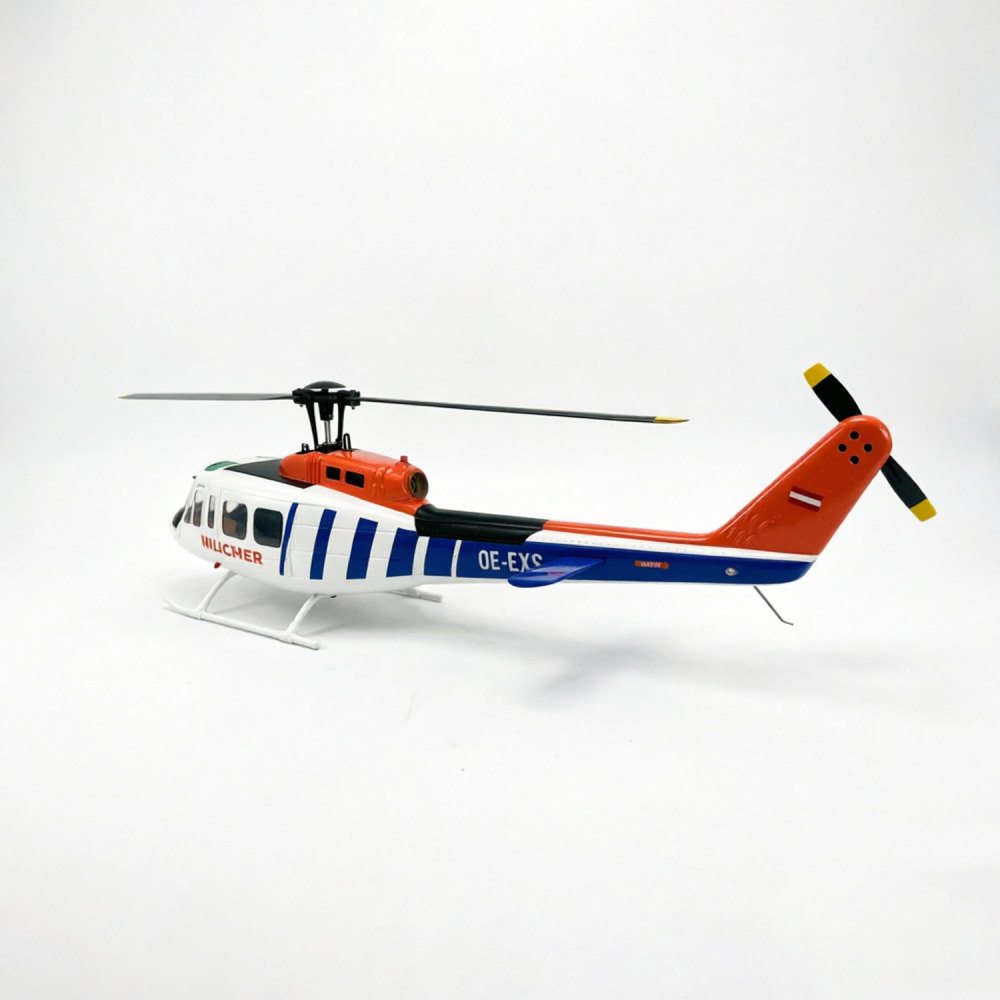 470 Model Helicopter UH1D White, Blue and Orange