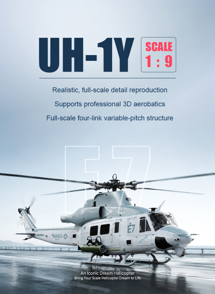 GOOSKY E7 Version ARF/BNF RC Helicopter Model for Adults