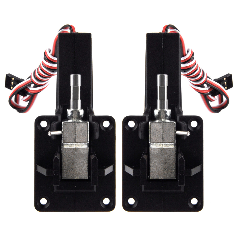 Main Electric Retract Landing Gear No Shaft RC Airplane Fixed‑Wing Model Accessory 1 set