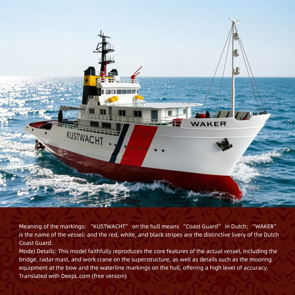 Dutch Coastal Rescue Tugboat 1:54