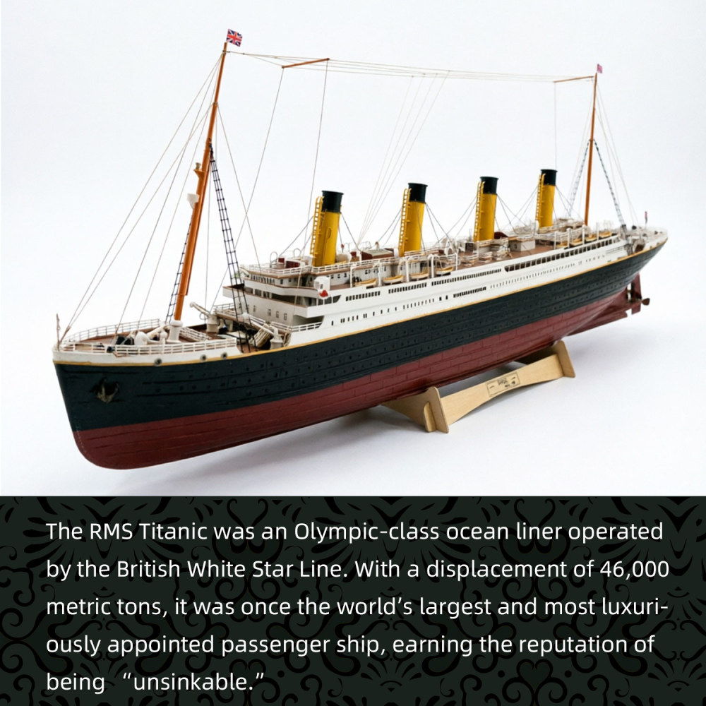 Scale Model of the Titanic 1:150