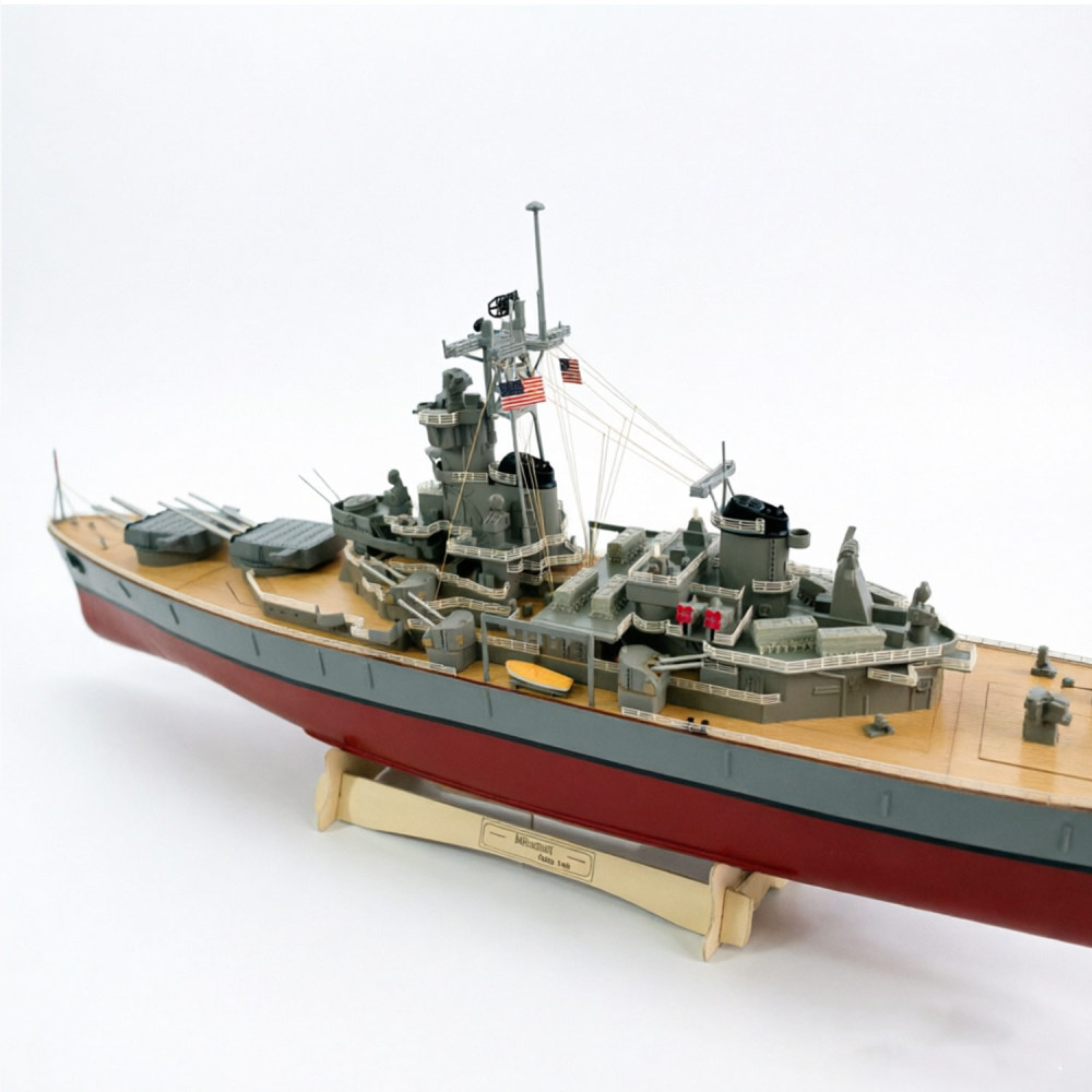 1:150 Scale Model of the Battleship Missouri