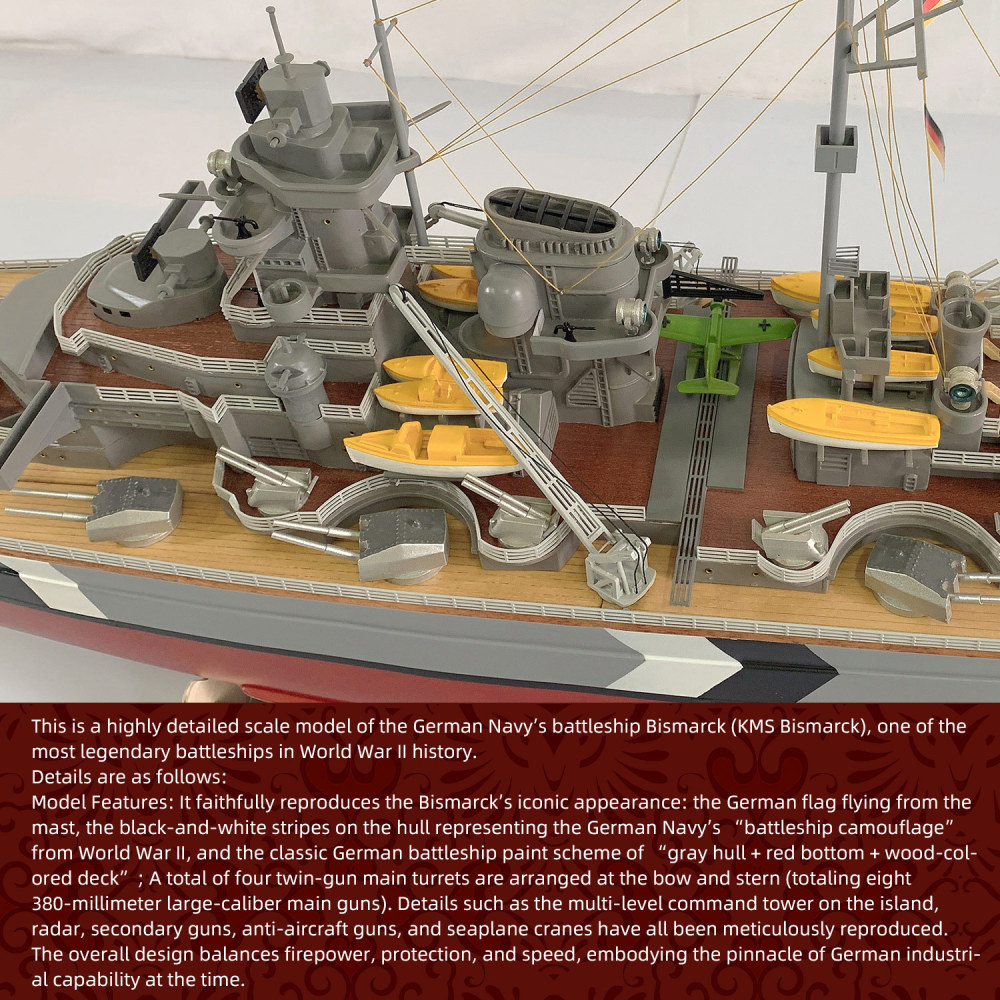 1:150 Scale Bismarck Battleship