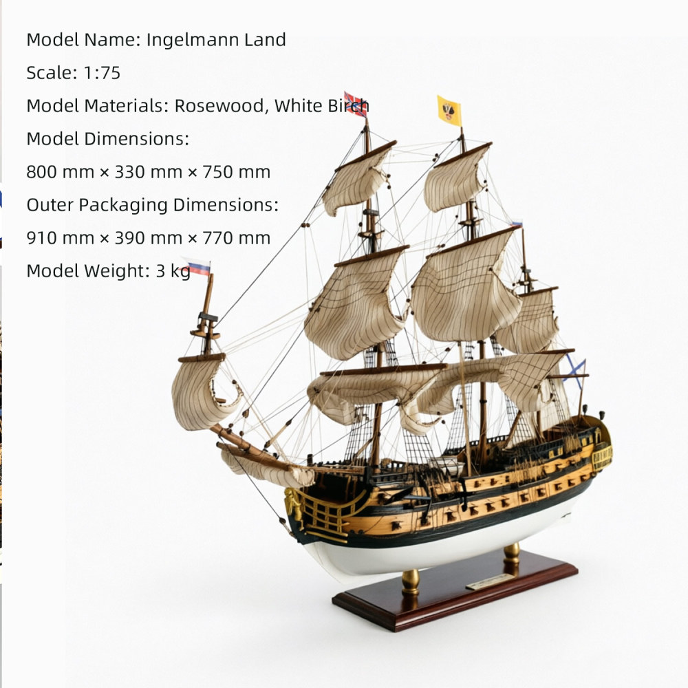 Peter the Great's Flagship the Ingermanland 1:75