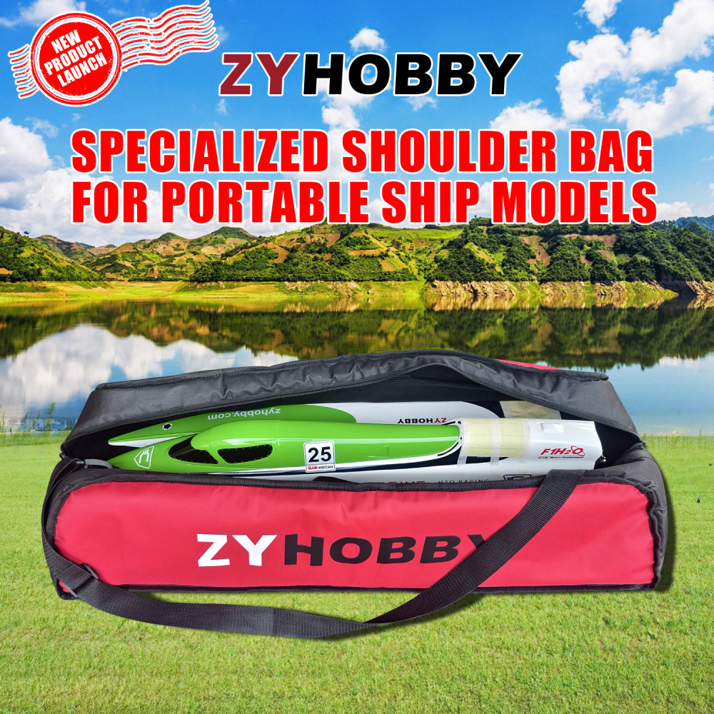 Portable Carry Bag for RC Boat Models, Large Capacity Protective Storage Case