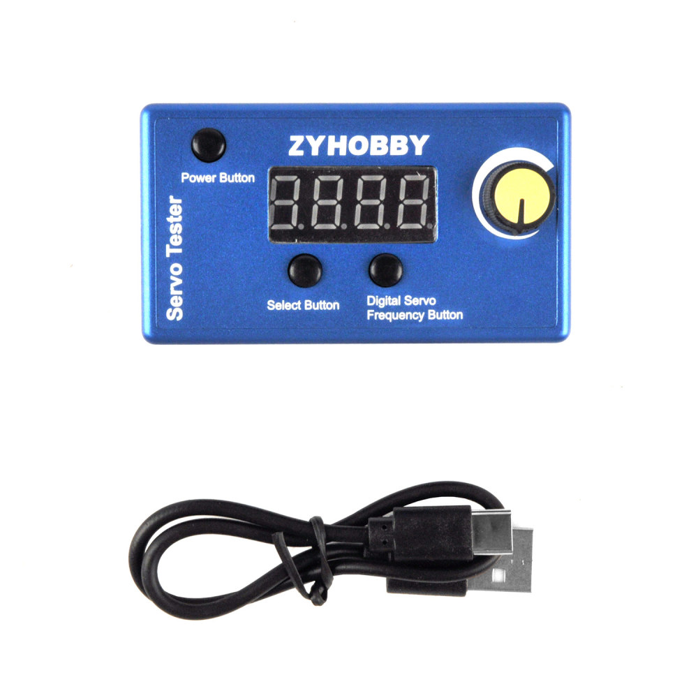 ZYHOBBY ZY8008 Servo Tester Digital Servo Checker 5 Channel RC Servo Tester with Built in Battery and Type C Charging