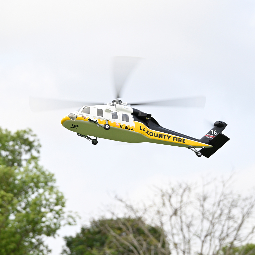 UH-60L Firehawk Scale RC Helicopter, Soft Takeoff & Landing, GPS Stabilization