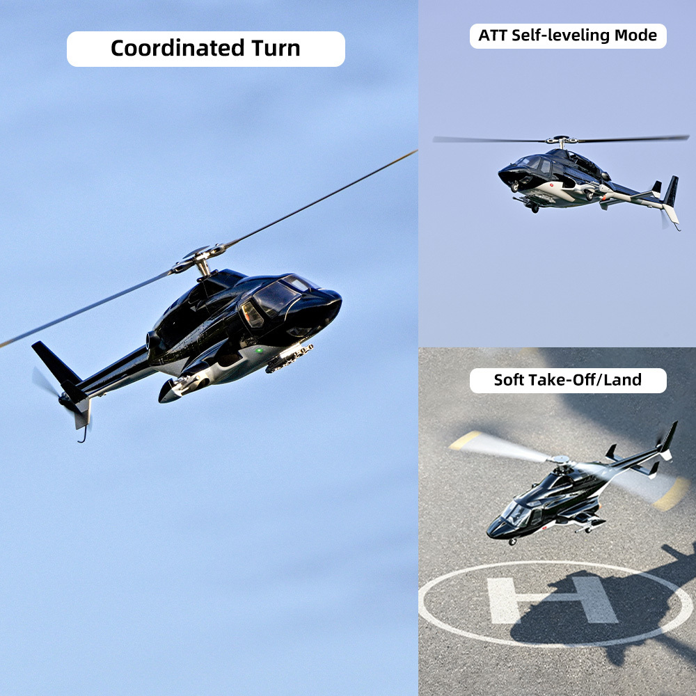 New Airwolf RC Helicopter Model, RTF Ready-to-Fly