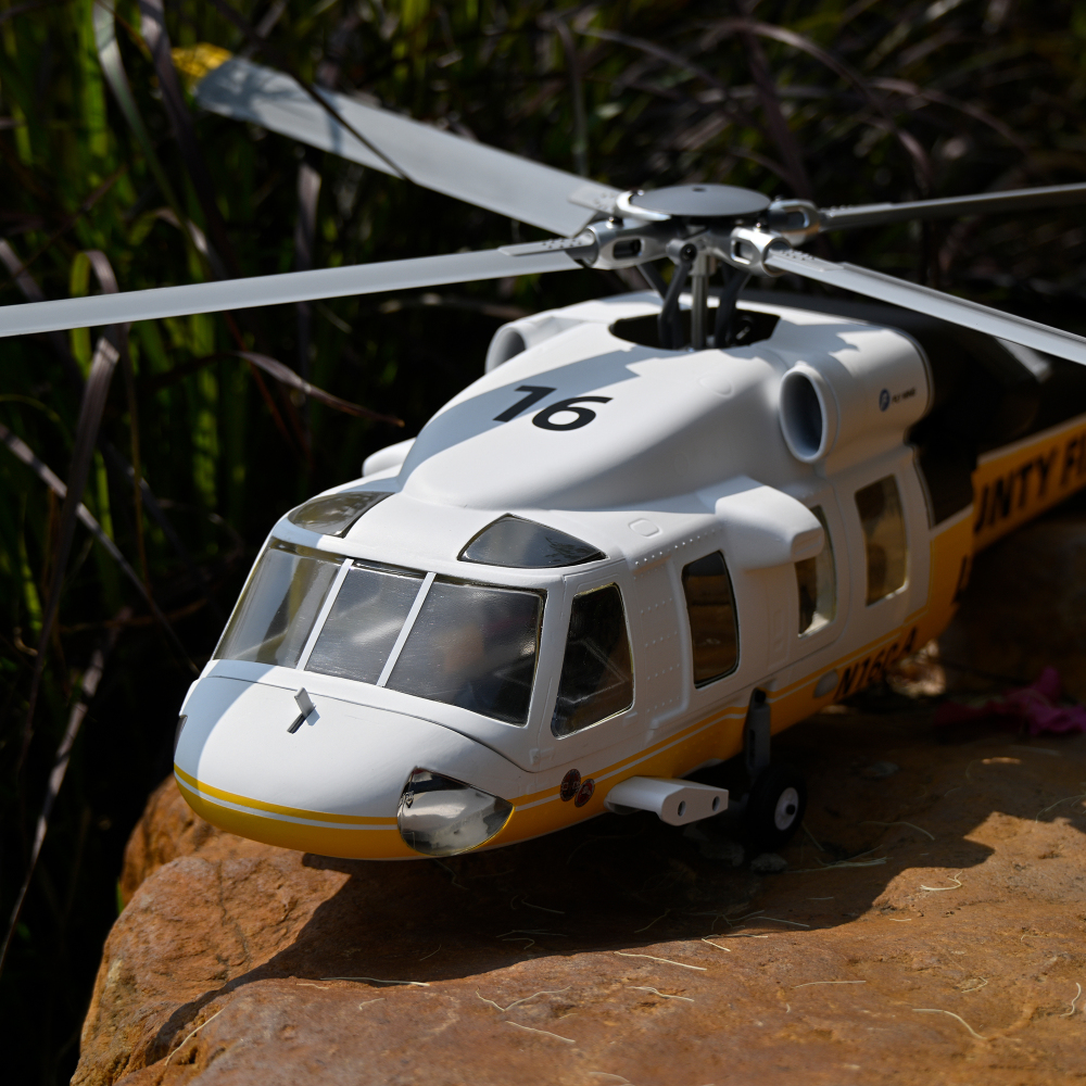 UH-60L Firehawk Scale RC Helicopter, Soft Takeoff & Landing, GPS Stabilization