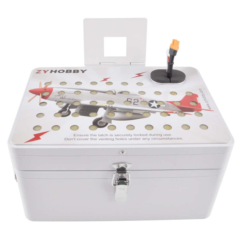 Fireproof Sealed LiPo Battery Safe Box, Storage Tool for RC Model Aircraft Lithium Batteries.