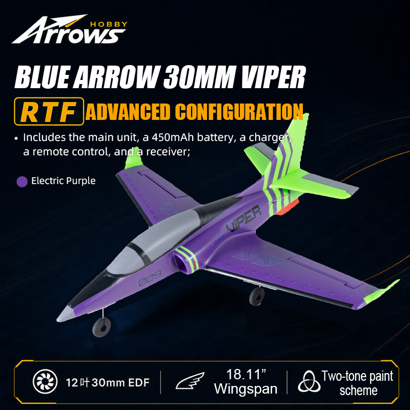 Arrows Hobby 30mm Viper EDF Electric Fixed-Wing RC Model Aircraft
