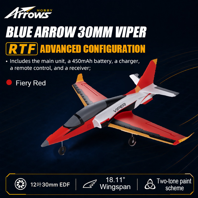 Arrows Hobby 30mm Viper EDF Electric Fixed-Wing RC Model Aircraft