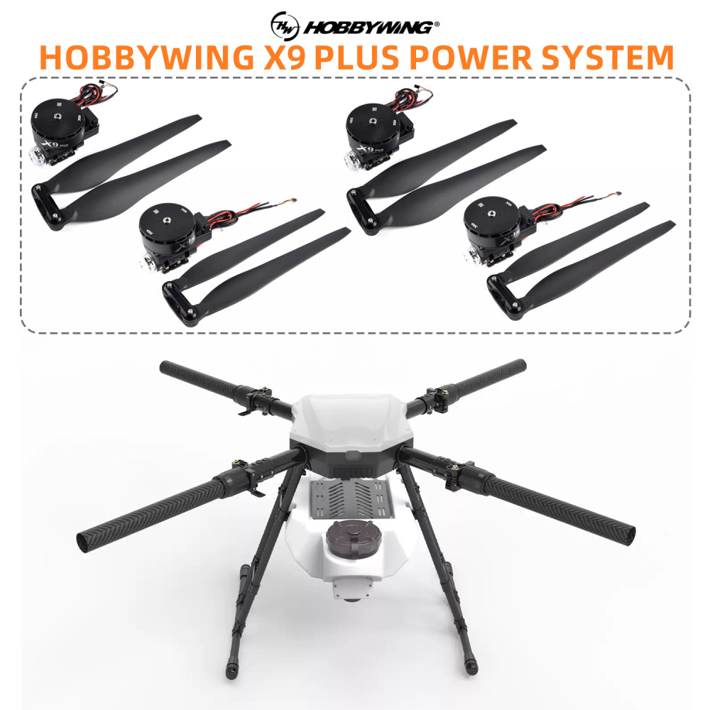 EV422 22L Payload Agricultural Spraying Drone, Beginner Level Farm Crop Spray UAV with Hobbywing X9plus Power Kit
