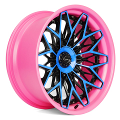 LSGZL 2-piece high strength forged wheel three-color hub rims