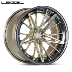 3-piece high strength forged wheel 19 20 21 inch forged alloy rims