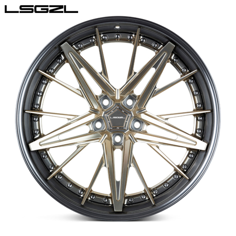 3-piece high strength forged wheel 19 20 21 inch forged alloy rims