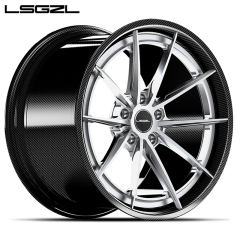 LSGZL forged alloy wheel rims carbon fiber G900 20 22 23 24 26 Inch wheel 5x130 5x114.3 5x120 Rims