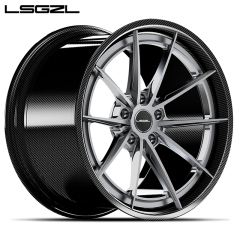 LSGZL forged alloy wheel rims carbon fiber G900 20 22 23 24 26 Inch wheel 5x130 5x114.3 5x120 Rims
